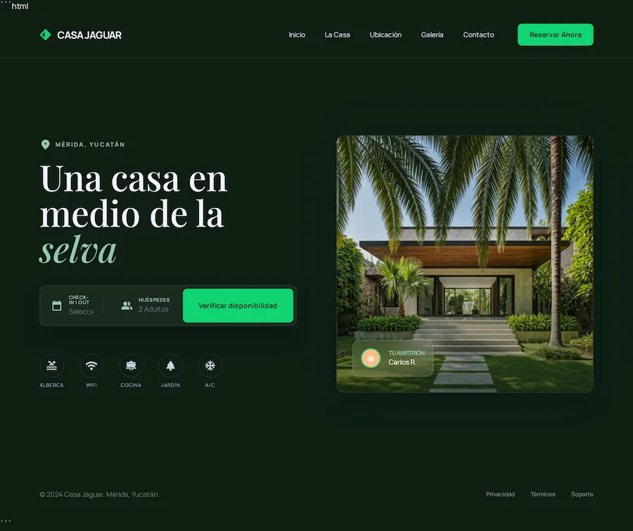 Landing page Airbnb — proyecto OrcaNet